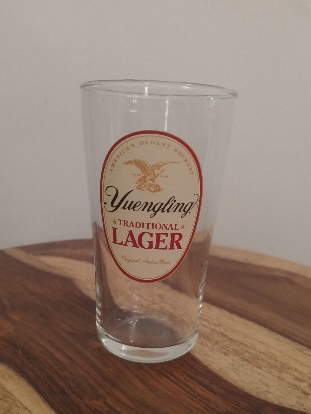 Yuengling Traditional Lager Pint Glass With Phillies Logo Beer Glad